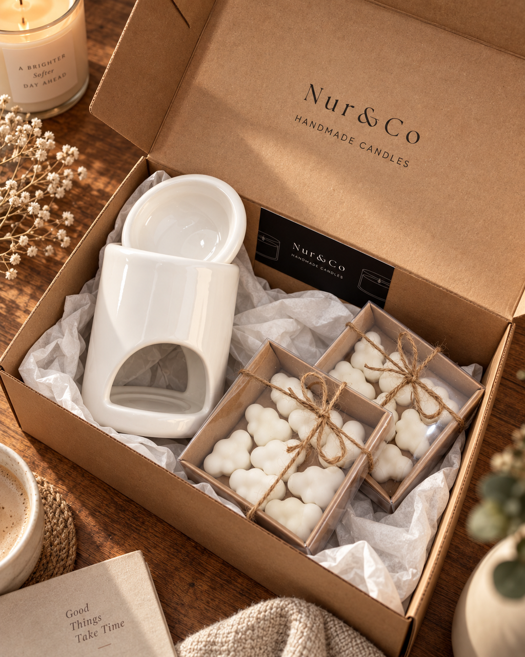 Ceramic-Wax-white-Set
