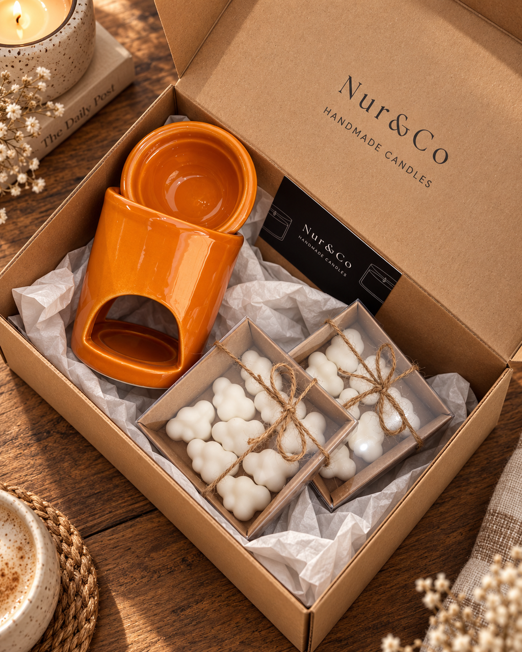 Ceramic Wax - Orange Set