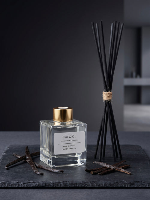 black vanilla diffuser